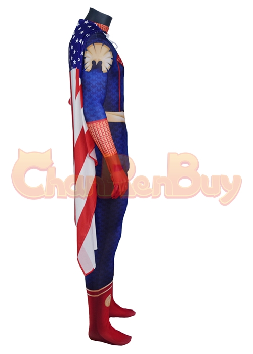 The Boys Homelander Costume Cosplay Bodysuit