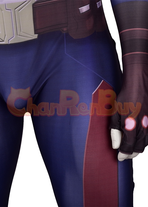 Avengers Infinity War Captain America Costume Cosplay Bodysuit