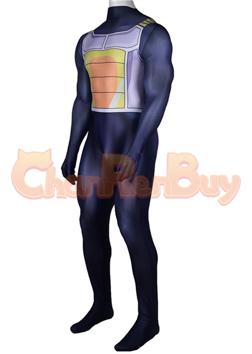 Dragon Ball Fighter Z Super Saiyan Vegeta Costume Cosplay Black Bodysuit