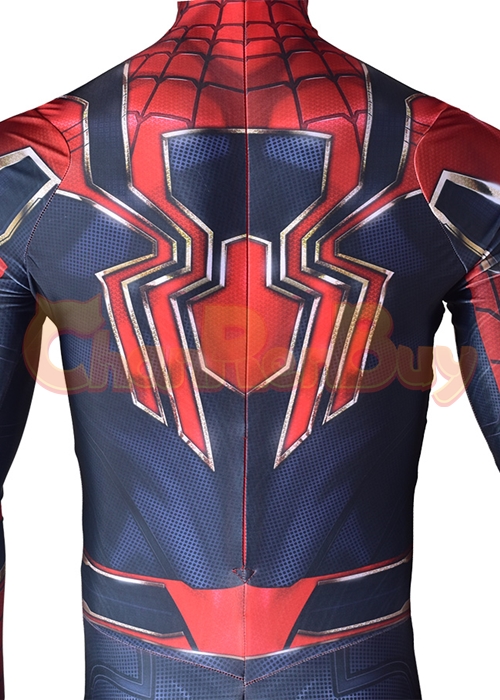 Avengers Infinity War Iron Spider Man Suit Costume Cosplay Bodysuit