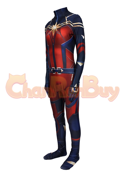 Captain Marvel Costume Cosplay Bodysuit
