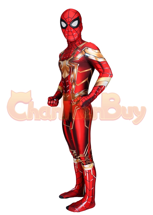 Iron Spider Man Costume Cosplay Bodysuit