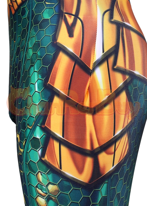 Aquaman Costume Arthur Curry Cosplay Bodysuit Ver.2