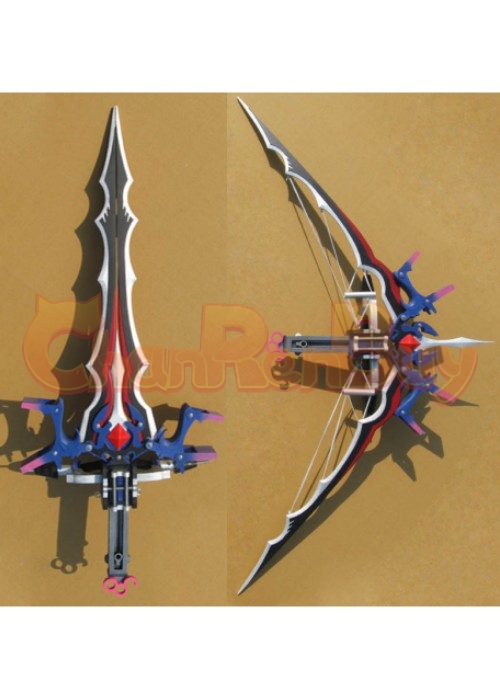 Final Fantasy XIII FF13 Serah Farron Bow Sword Transformable Cosplay Prop Ver. 2-Chaorenbuy Cosplay