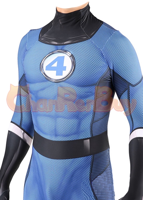Fantastic Four Costume Johnny Storm Cosplay Bodysuit