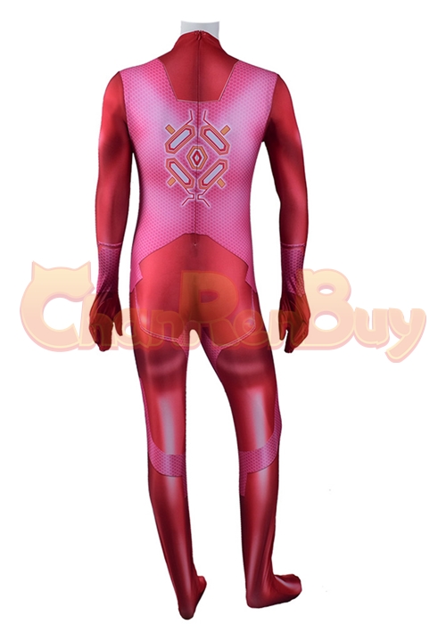 Metroid Samus Aran Zero Costume Cosplay Bodysuit