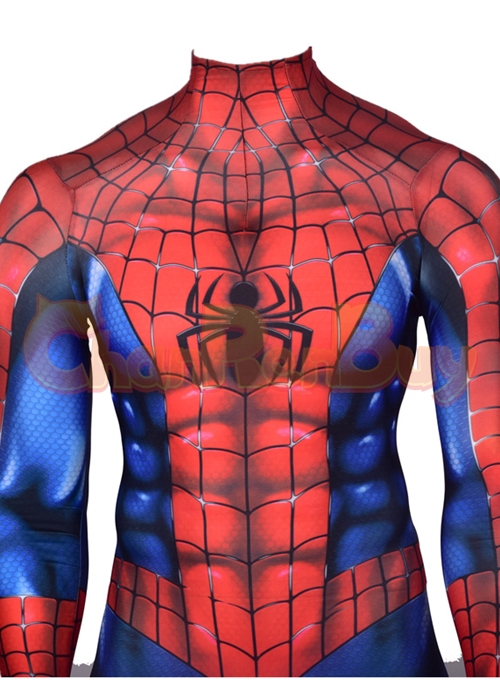 Ultimate Spider Man Costume Peter Park Cosplay Bodysuit