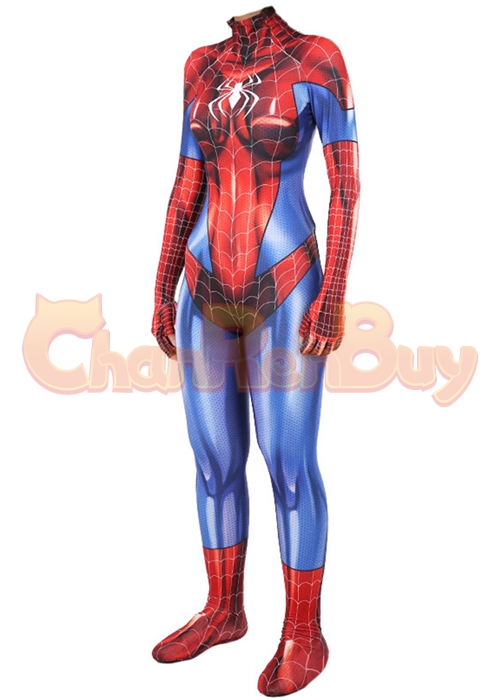 Spinneret Spider Girl Costume Spider Man Mary Jane Cosplay Bodysuit Ver.2