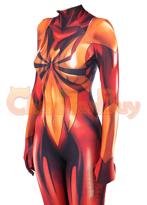 Iron Spider Man Costume Mary Jane Spinneret Spider Girl Cosplay Bodysuit