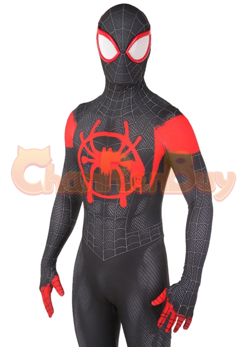 Miles Morales Costume Spider Man Into the Spider Verse Cosplay Bodysuit