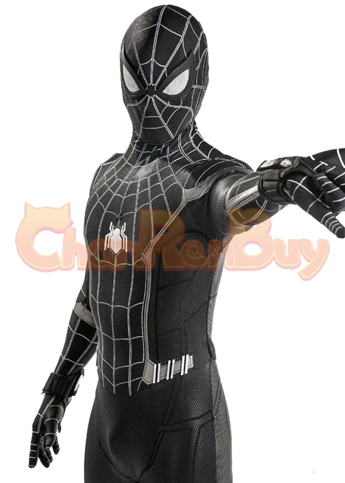 Spider Man Homecoming Costume Cosplay Bodysuit Black Ver.