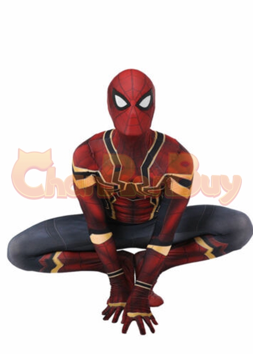 Avengers Infinity War Peter Parker Iron Spider Man Suit Cosplay Bodysuit