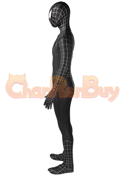 Spider Man 3 Venom Symbiote Costume Tobey Maguire Cosplay Bodysuit