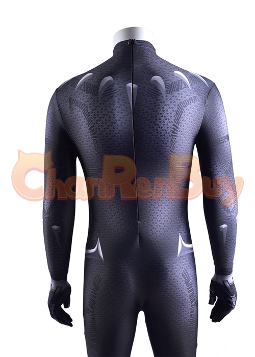 Captain America Civil War Black Panther Jumpsuit T'Challa Cosplay Bodysuit