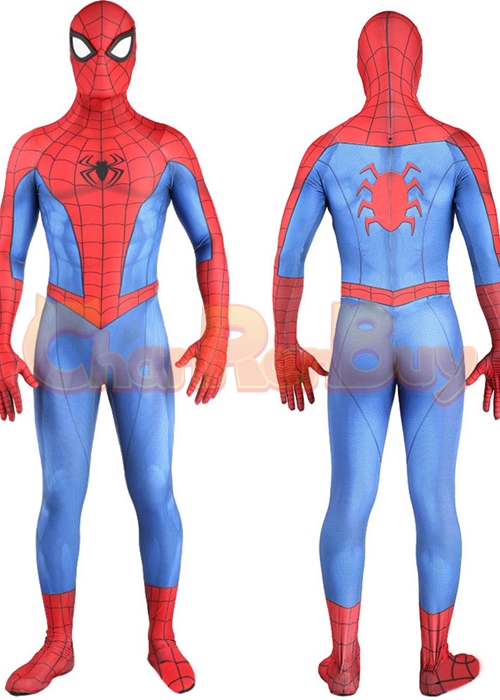 Spider Man Classic Suit Peter Parker Costume Cosplay Bodysuit