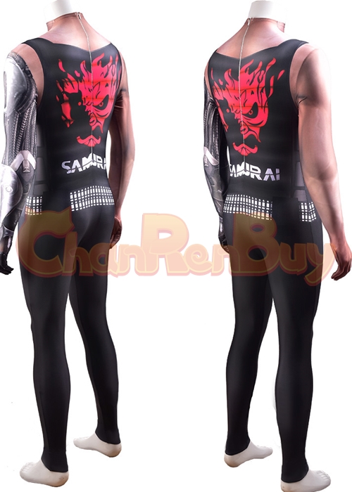 Cyberpunk 2077 Johnny Silverhand Costume Cosplay Bodysuit