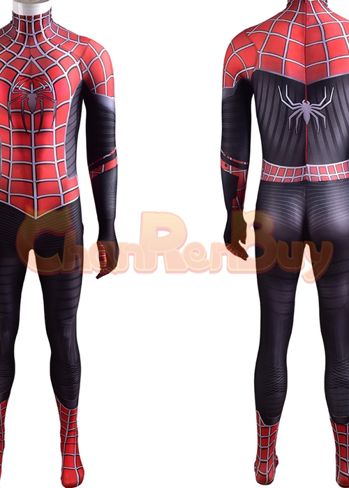 Spider Man Costume Tobey Maguire Cosplay Bodysuit