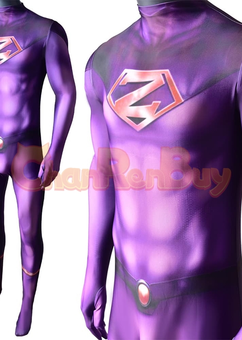 The Wonder Twins Zan Costume Cosplay Bodysuit