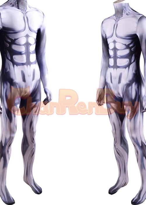 Fantastic Four Silver Surfer Costume Cosplay Bodysuit