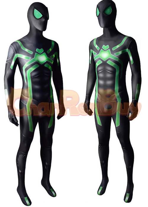 Spider Man Big Time Stealth Suit Costume Cosplay Bodysuit