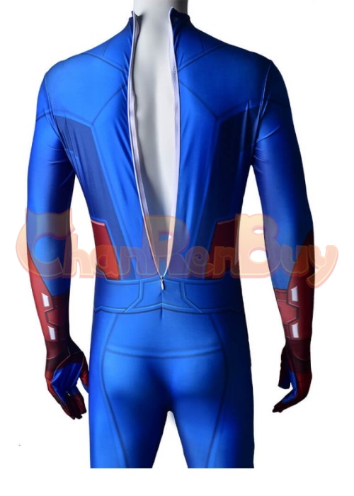 Captain America Costume Steve Rogers Cosplay Bodysuit