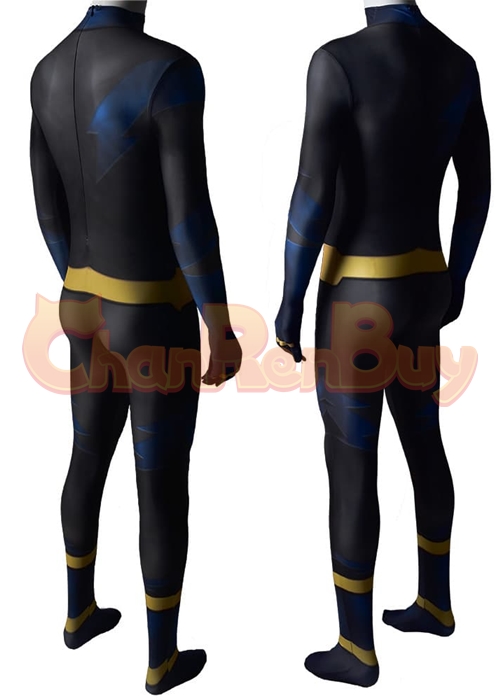 Teen Titans Future Shock Costume Static Shock Cosplay Bodysuit