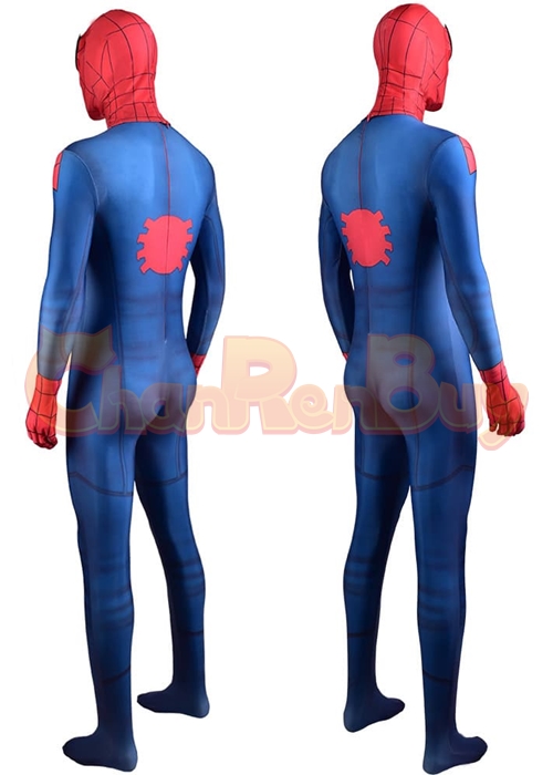 Spider Man Miles Morales Costume Great Responsibility Suit Cosplay Bodysuit