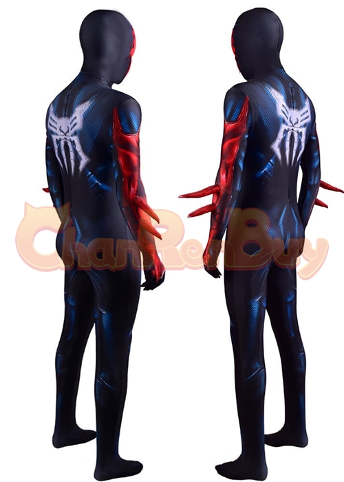 Black 2099 Ultimate Spider Man Costume Suit Miguel O'Hara Cosplay Bodysuit