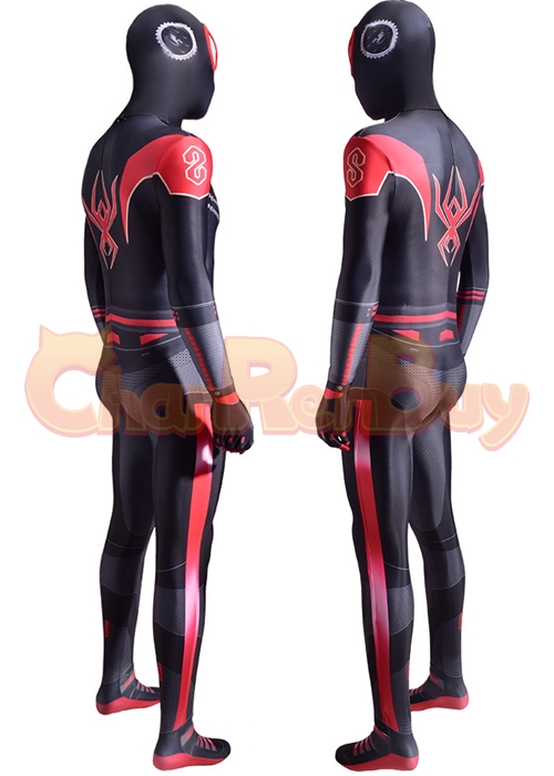 Spider Man Miles Morales Costume 2020 Suit Cosplay Bodysuit