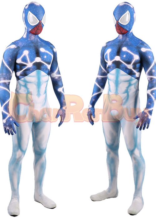Spider Man Shattered Dimensions Cosmic 2099 Costume Cosplay Bodysuit