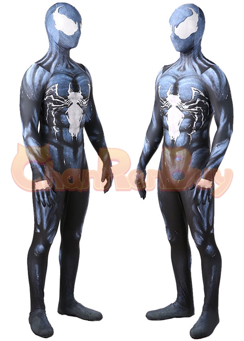Spider Man Venom Symbiote Costume Eddie Brock Cosplay Bodysuit