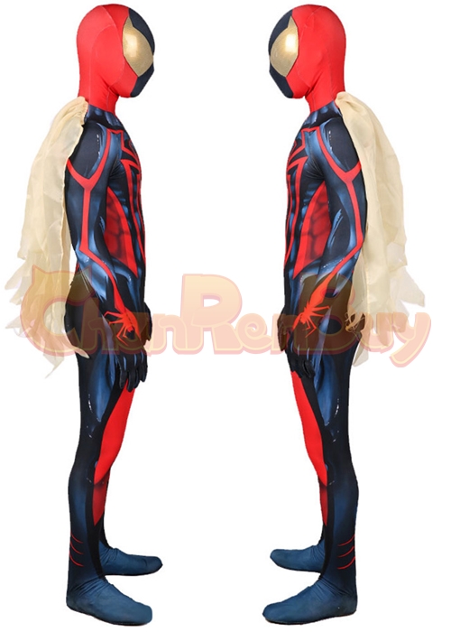 Spider Man Unlimited Costume Cosplay Bodysuit with Cape