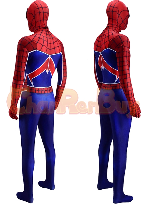 Spider Man Costume Spider Punk Suit Cosplay Bodysuit