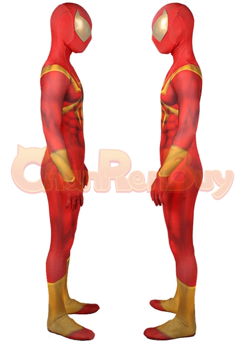 Spider Man Costume Iron Spider Armor Suit Cosplay Bodysuit