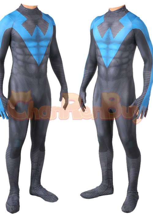 Nightwing Costume Cosplay Bodysuit Ver.2