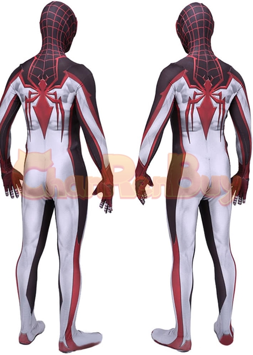 Spider Man Miles Morales Costume TRACK Suit Cosplay Bodysuit
