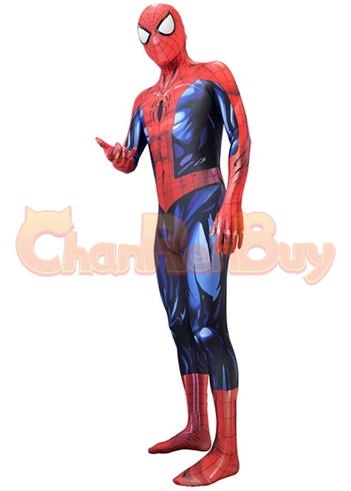 The Ultimate Spider Man Costume Cosplay Bodysuit Bagley's Comic Version