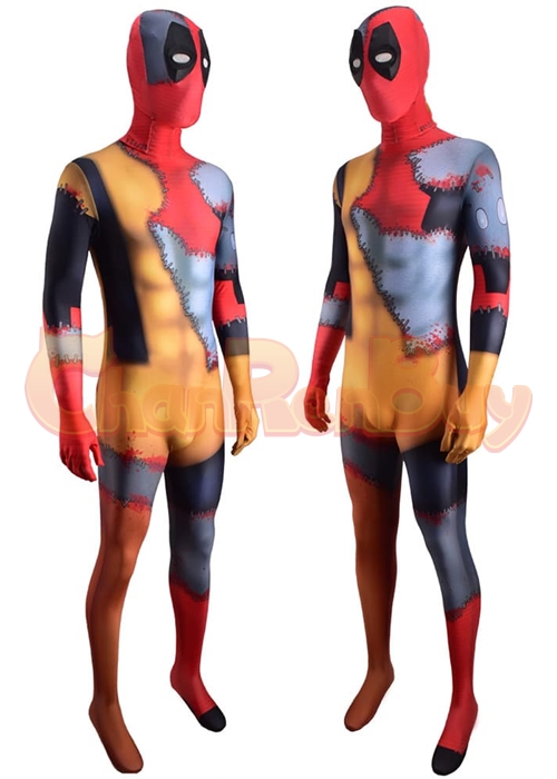 True Believers: Evil Deadpool Costume Wade Wilson Cosplay Bodysuit