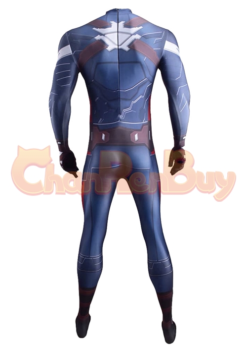 Captain America The Winter Soldier Costume Cosplay Bodysuit