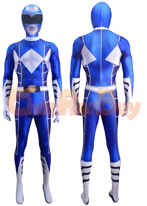 Mighty Morphin Power Rangers Blue Ranger Cosplay Bodysuit