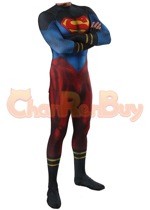 Young Justice Superboy Costume Kon-El Cosplay Bodysuit