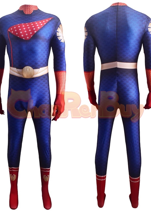 The Boys Homelander Costume Cosplay Bodysuit