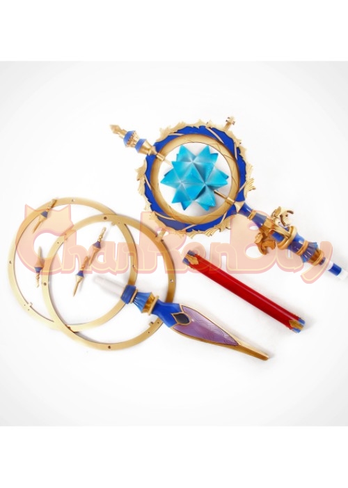 Fate Apocrypha Caster Leonardo da Vinci Staff Cosplay Prop-Chaorenbuy Cosplay