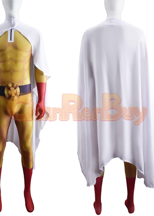 One Punch Man Saitama Costume Cosplay Bodysuit