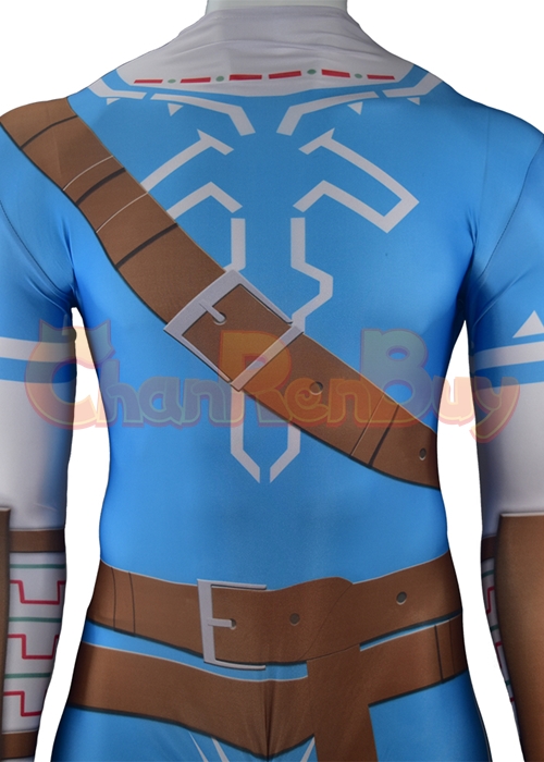 The Legend of Zelda Breath of the Wild Link Tunic Costume Cosplay Bodysuit