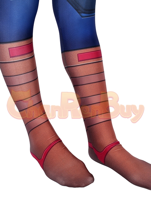 Avengers Endgame Captain America Costume Cosplay Bodysuit Ver.2