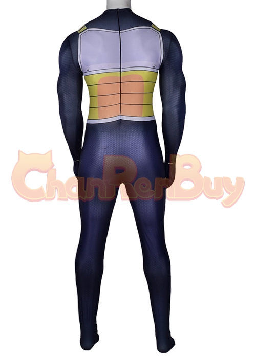 Dragon Ball Fighter Z Super Saiyan Vegeta Costume Cosplay Black Bodysuit