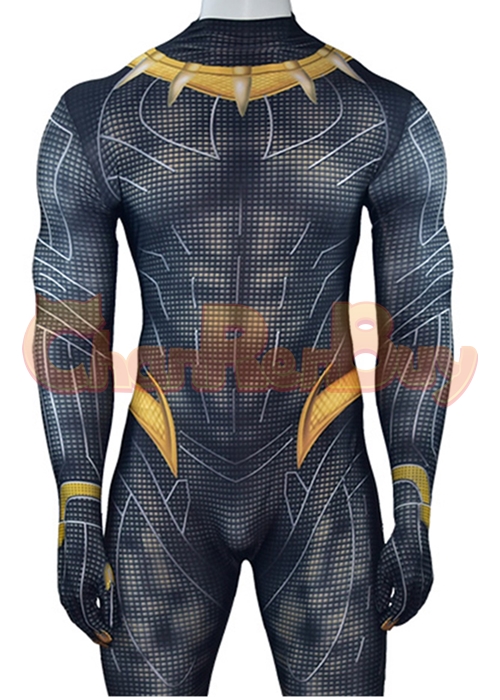 Black Panther Erik Killmonger Costume Cosplay Bodysuit