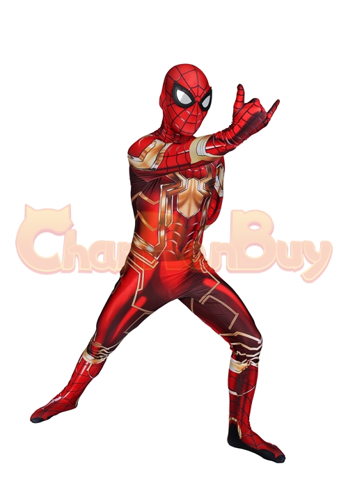 Iron Spider Man Costume Cosplay Bodysuit