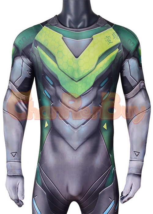 Overwatch Genji Costume Cosplay Bodysuit